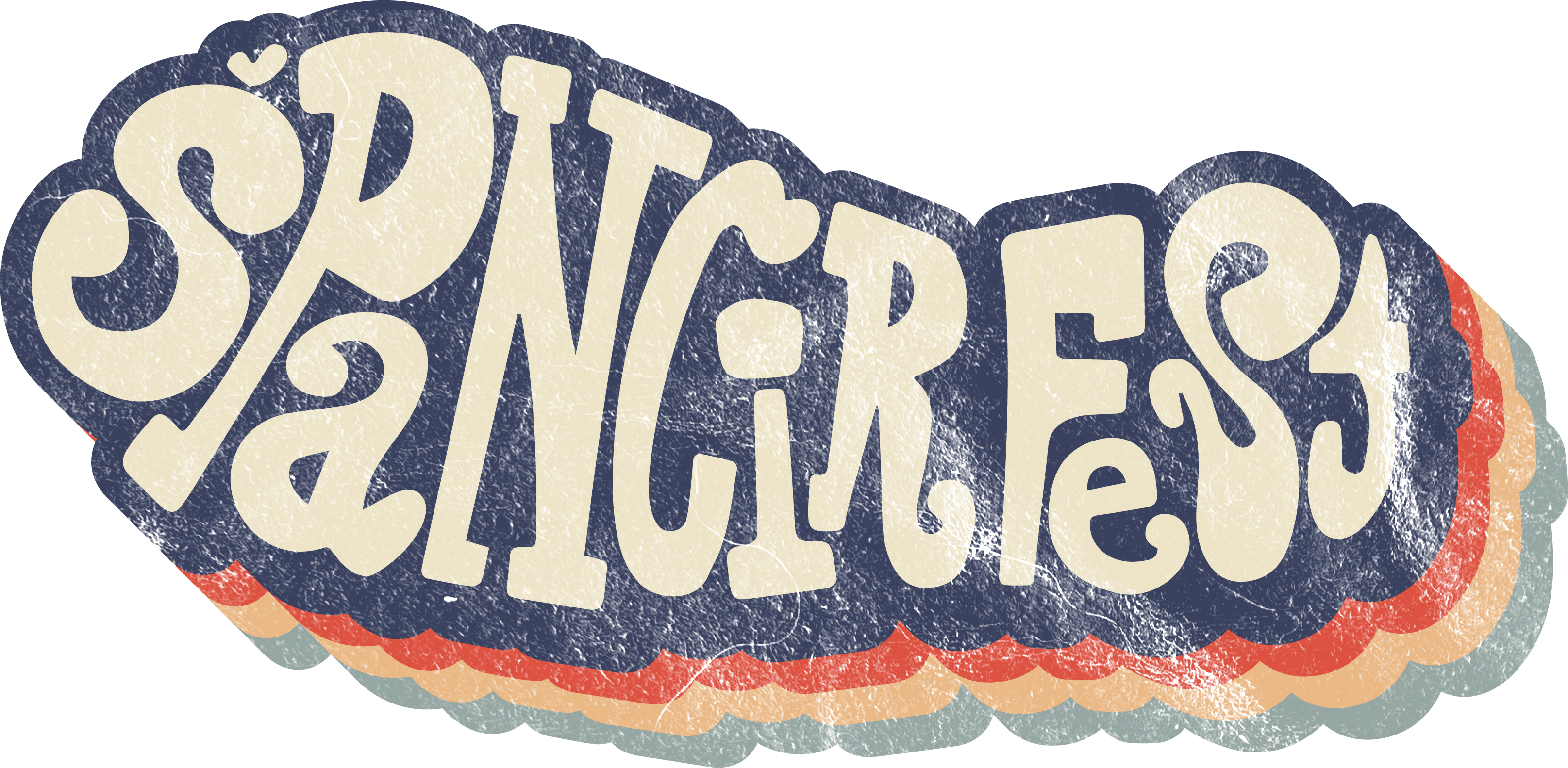 Špancirfest retro logo, 2022. Edition 2